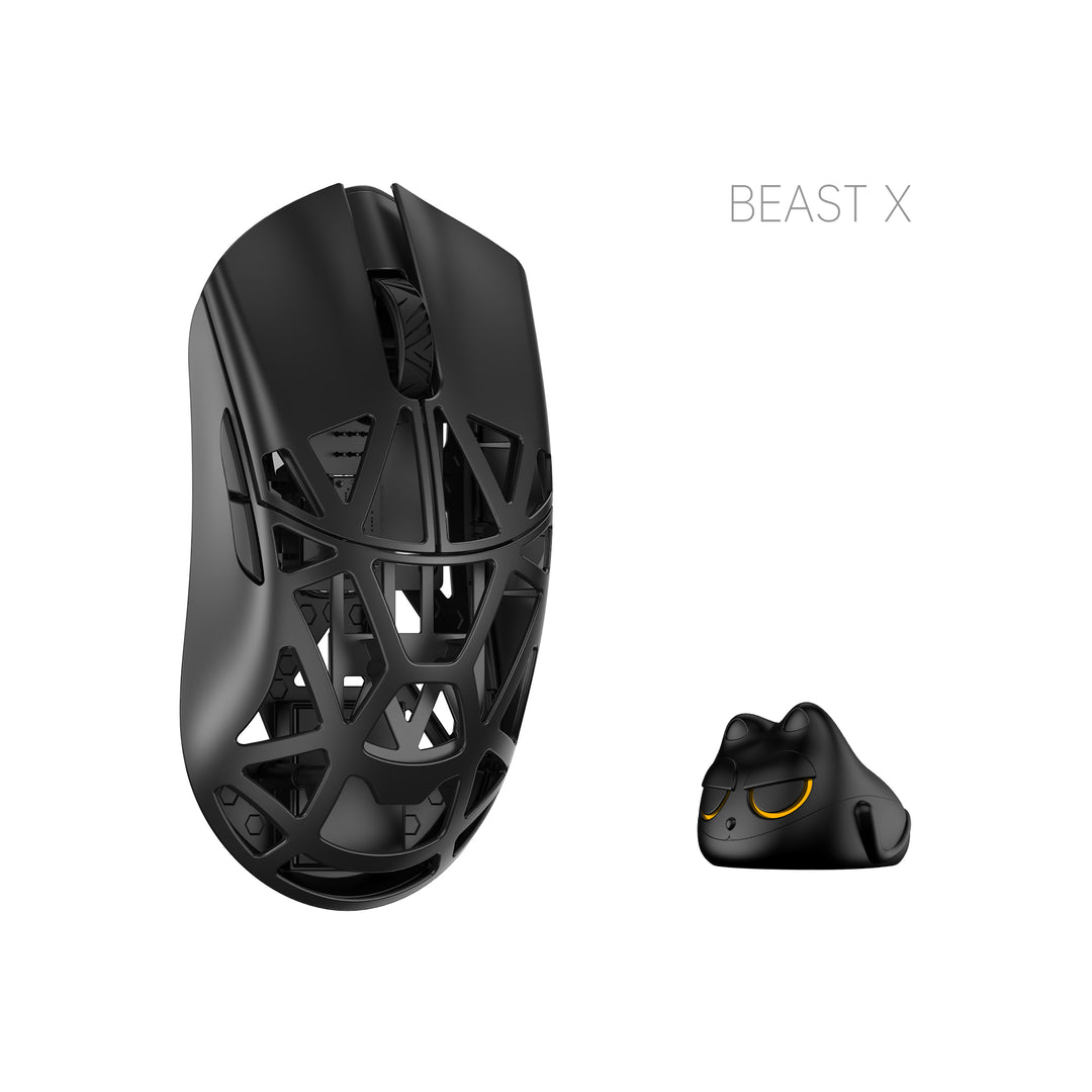 WLMOUSE Beast X Pro Magnesium Gaming Mouse Solid Side Black