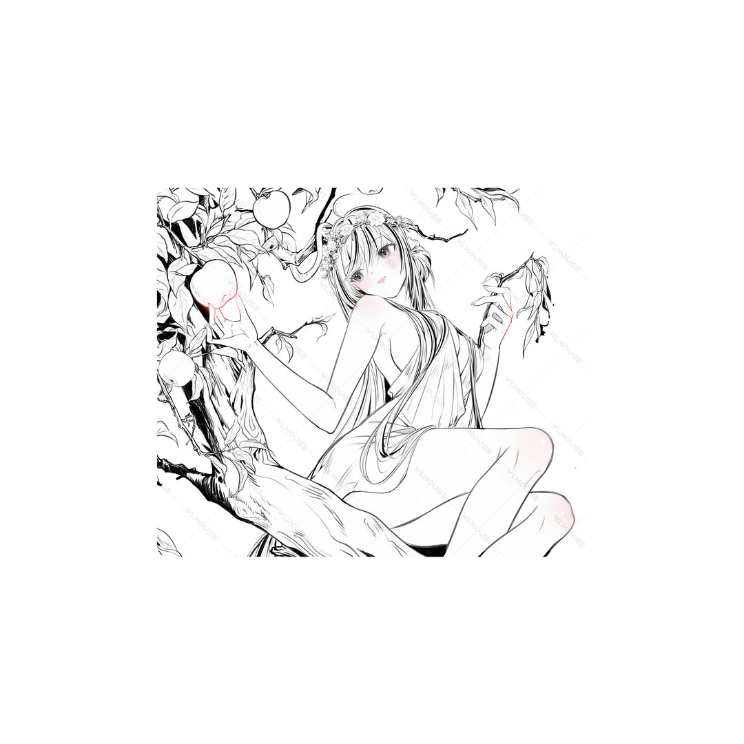 WLMOUSE CHUNHUA Gaming Mouse Pad_White
